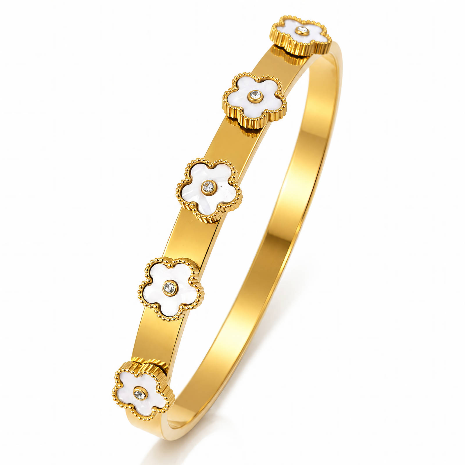 Pearl Clover Bracelet